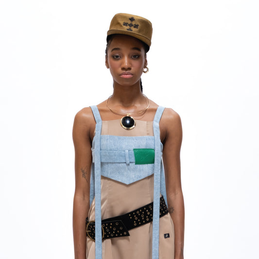 13Reign Crucifix Snap Back - Dark Gold