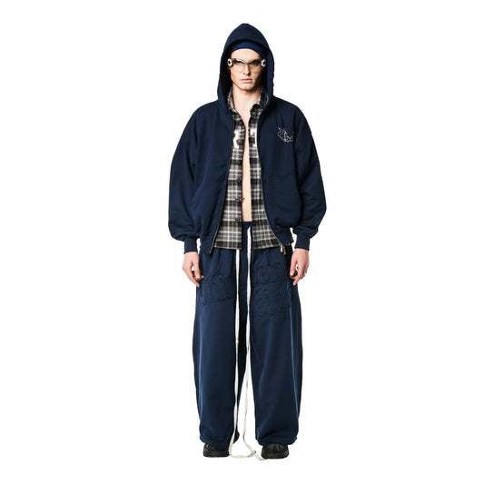 13Reign Small Logo Sweatpants - Blue