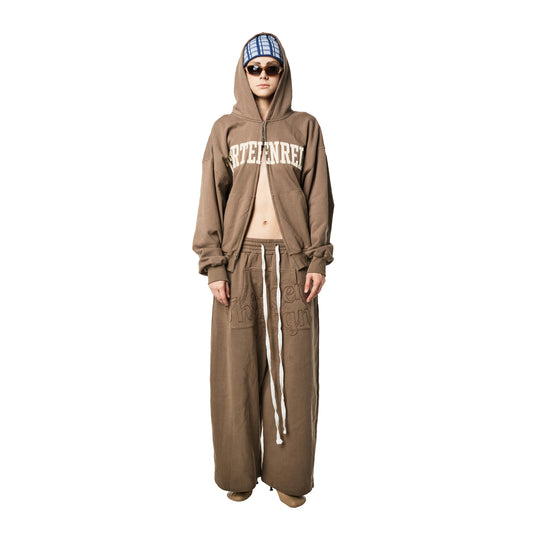 13Reign Large Logo Sweatpants - Peanut Brown