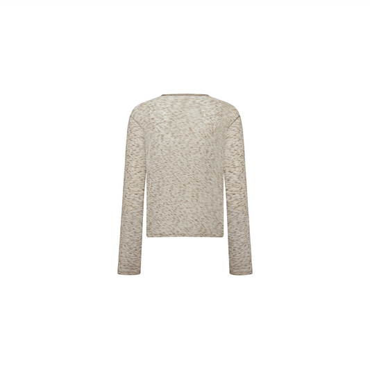 13Reign Logo Long Sleeves Tee - Sand Choco