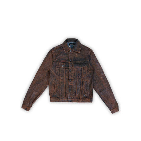 13Reign Brown Wash Coating Jacket
