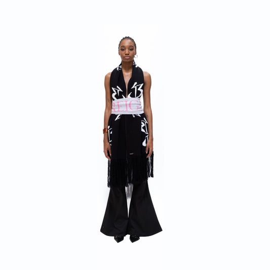 13Reign Logo Scarf - Black/White