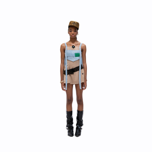 13Reign Jeans Line Dress - Vanilla Grow