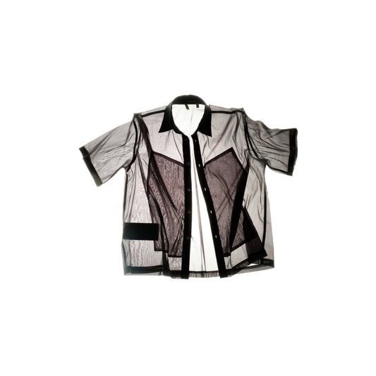 13Reign Spray Paint Boxy Short Sleeves Shirt - Midnight Shade