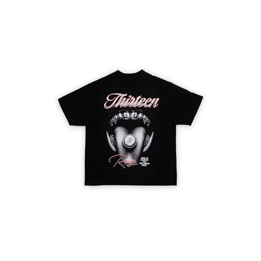 13Reign Silver Tongue Tee - Black