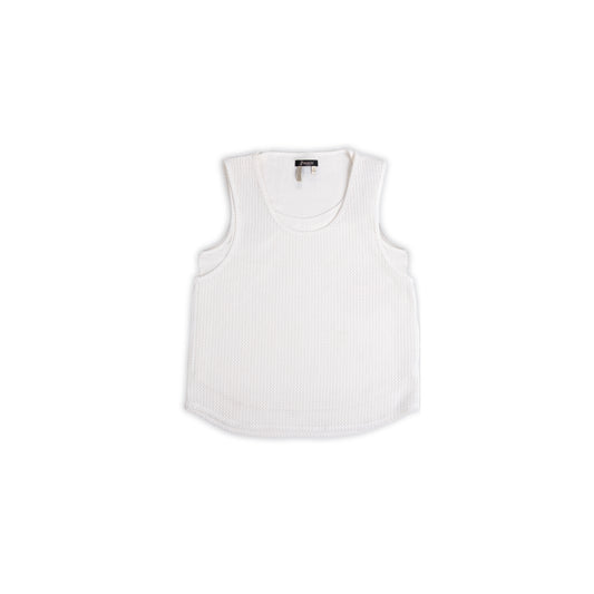 13Reign Bohemian Sheer Lace Tanktop - Snow White