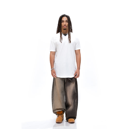13Reign Crucifix Tee - White Choco