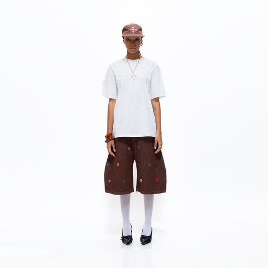 13Reign Star Line Loose Fit - Choco White