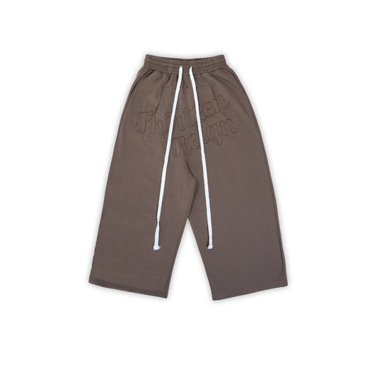 13Reign Large Logo Sweatpants - Peanut Brown