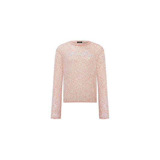 13Reign Logo Long Sleeves Tee - Pink