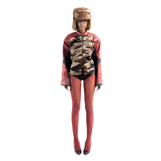 13Reign Core Camo-Leather Jacket